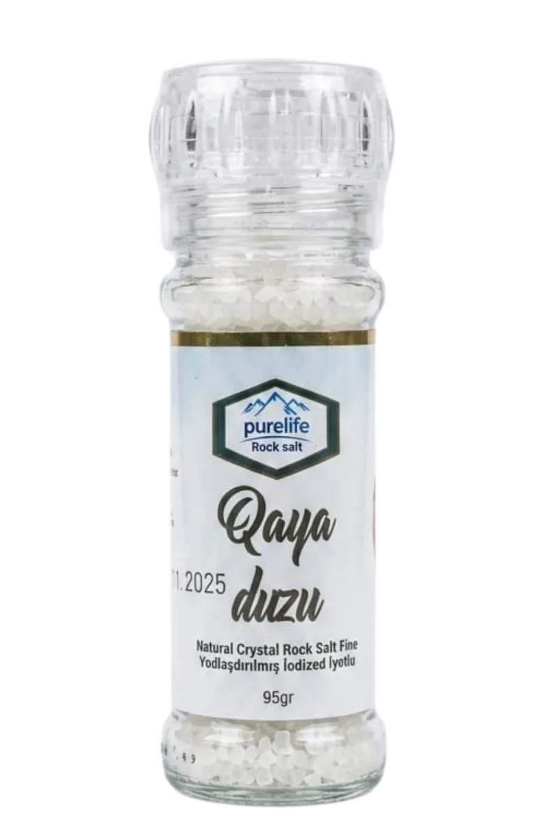 PURE LIFE Qaya Duzu 95 q – Təzə Üyüdülmüş Təbii Dad
