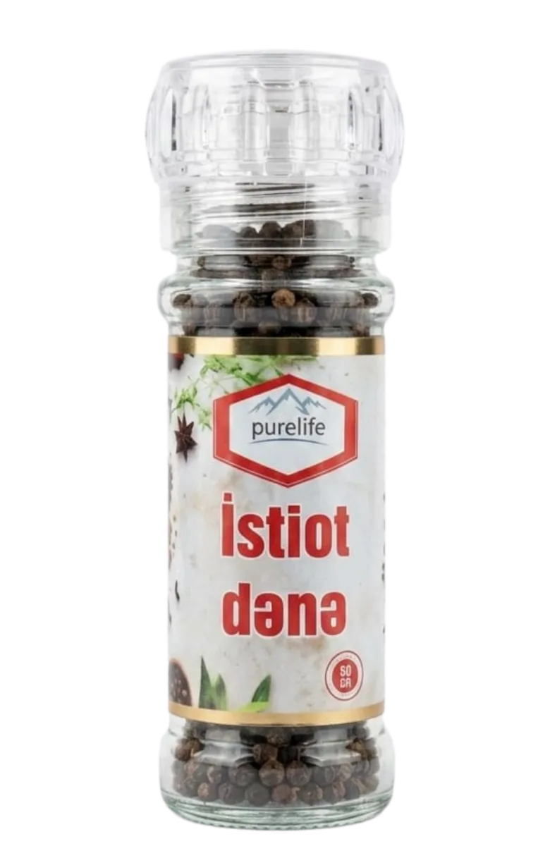 PURE LIFE İstiot Dənəli 50 q – Təzə Üyüdülmüş Aroma