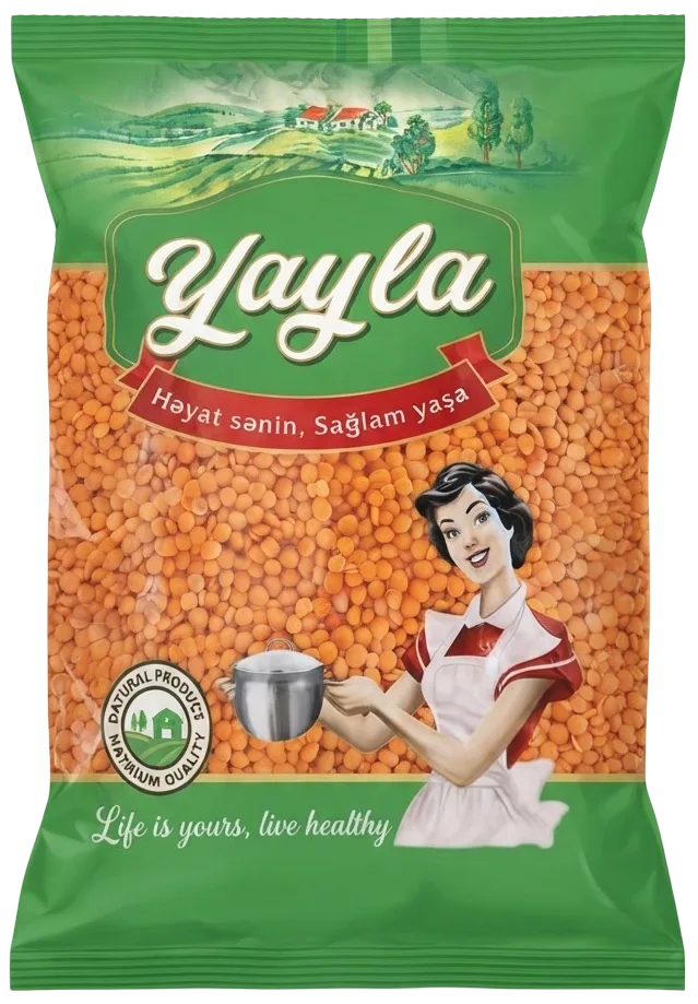 YAYLA Qırmızı Mərci 750 q – Dadlı və Universal Paxlalı Məhsul