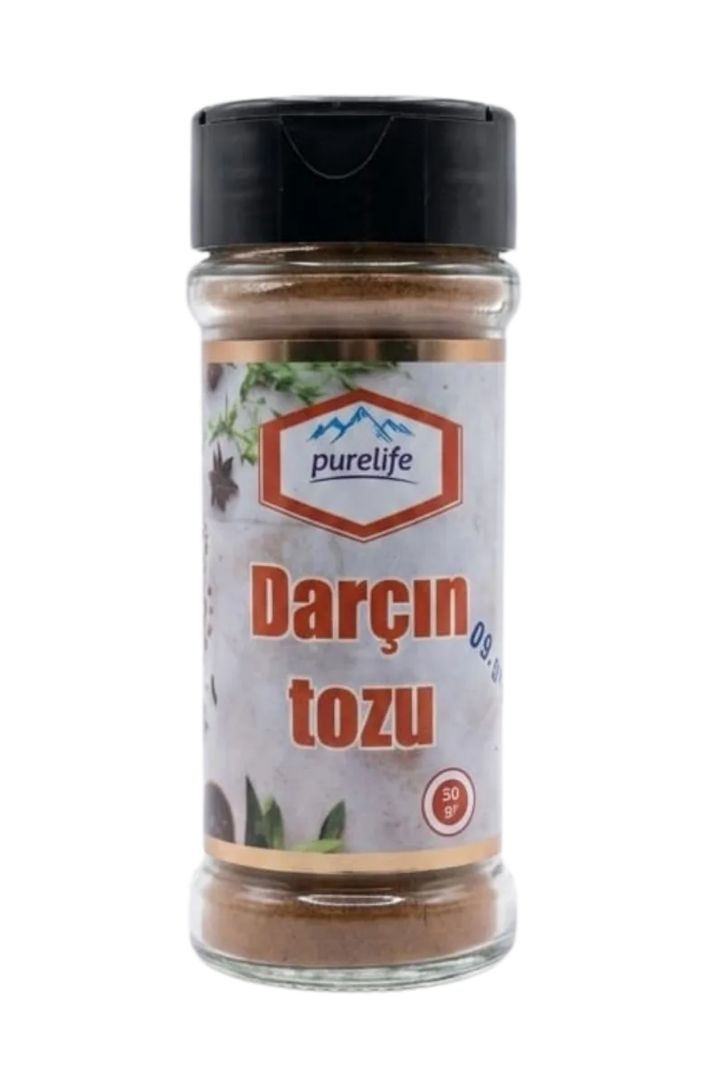 PURE LIFE Darçın Üyüdülmüş 50 q – Zəngin Aroma və Təbii Dad